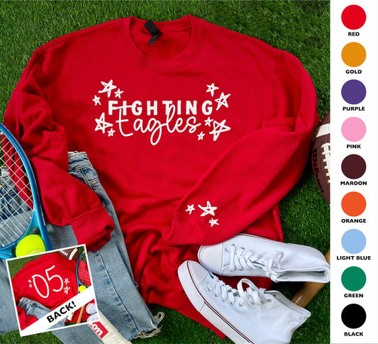 Customizable Star Doodle Sweatshirt
