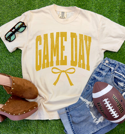 Game Day Customizable Bow Spirit Tee or Sweatshirt