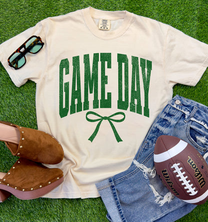 Game Day Customizable Bow Spirit Tee or Sweatshirt