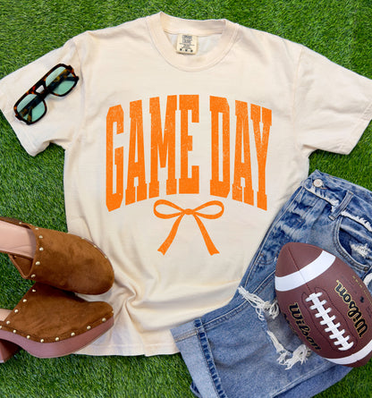 Game Day Customizable Bow Spirit Tee or Sweatshirt