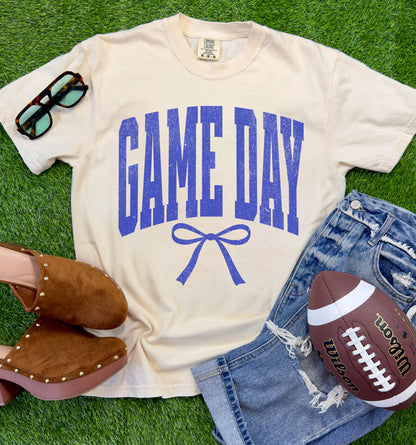 Game Day Customizable Bow Spirit Tee or Sweatshirt