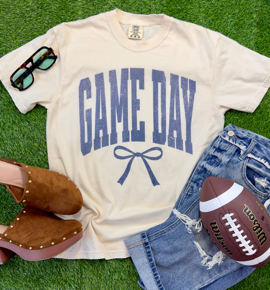 Game Day Customizable Bow Spirit Tee or Sweatshirt