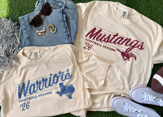 Customizable Retro Distressed Sports Tee