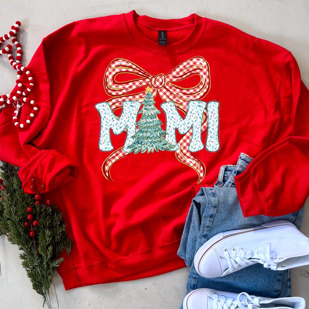 Mama, Nana, Mimi, Gigi Christmas Sweatshirt
