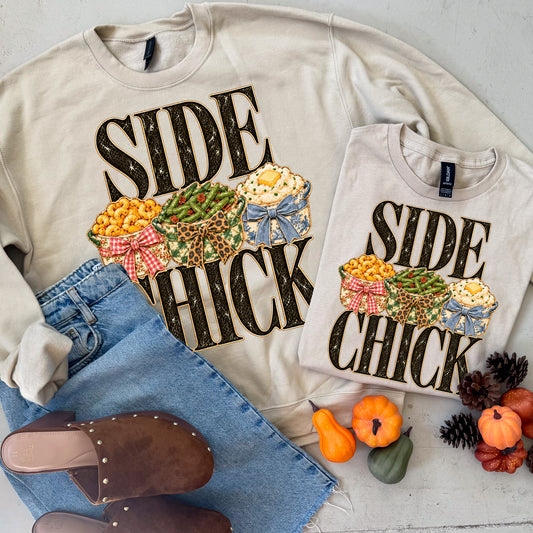 Side Chick Tee & Sweatshirt