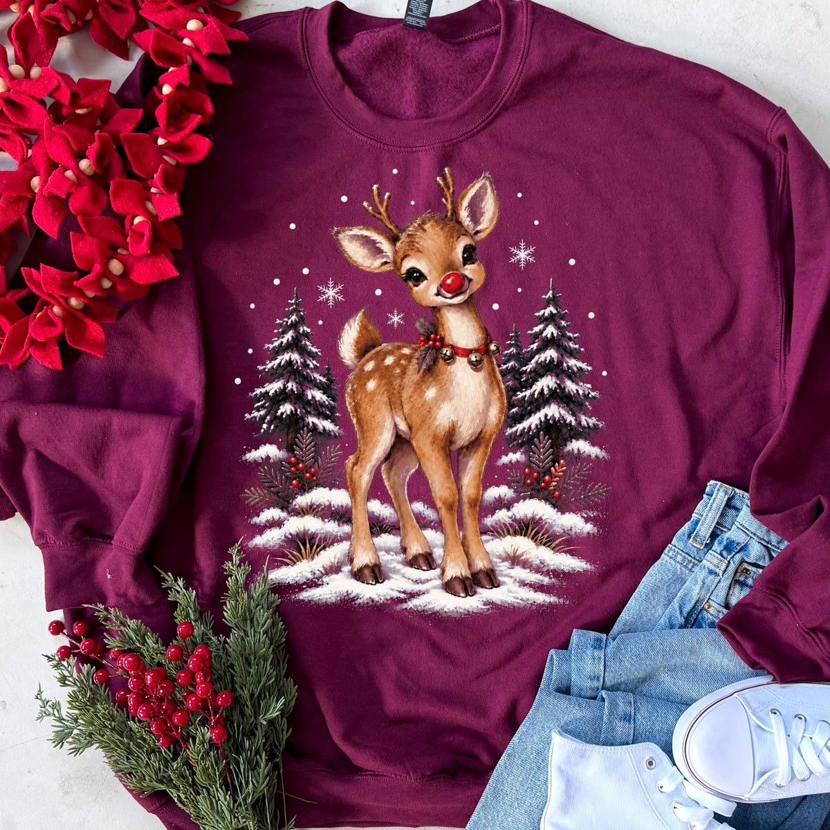 Sweet Rudolph Sweatshirt or Tee